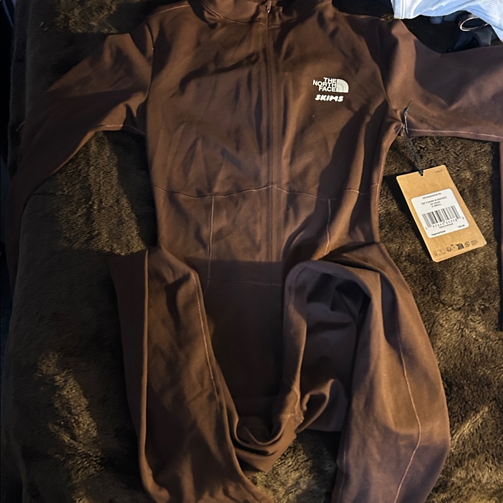 The North Face Chocolate Brown Full-Zip Suit